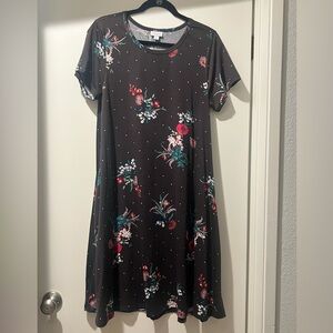 Floral Midi Dress with pockets